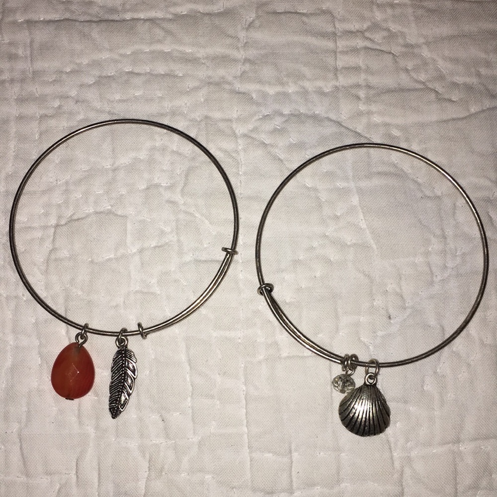 2 knock off Alex & Ani bracelets